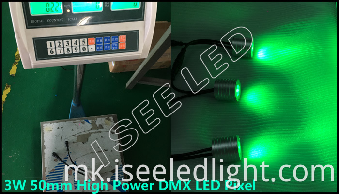 3W dmx led pixel packing net weight
